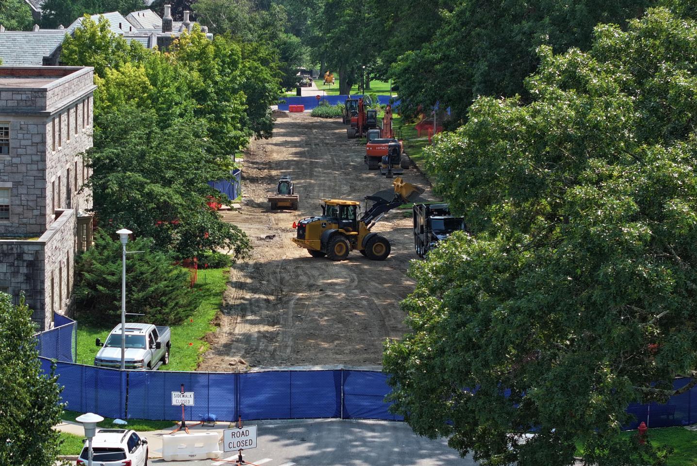 Cro Boulevard Construction Aerial